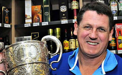 Gympie Cooloola Rugby League’s Paul Cummings with Gympie’s famous Charity Cup, all polished up ahead of the 100 Years of League celebratory dinner this Friday night. Gympie Cooloola Rugby League’s Paul Cummings with Gympie’s famous Charity Cup, all polished up ahead of the 100 Years of League celebratory dinner this Friday night.